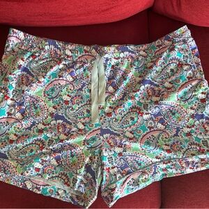 Vera Bradley Paisley Hello Kitty High Waist Lounge Shorts - NWOT 2x